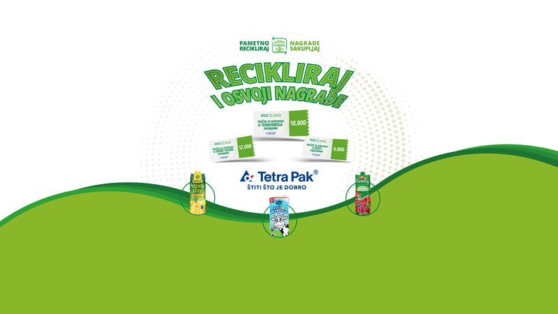 Majske nagrade za najvrednije reciklere dodeliće kompanija Tetra Pak